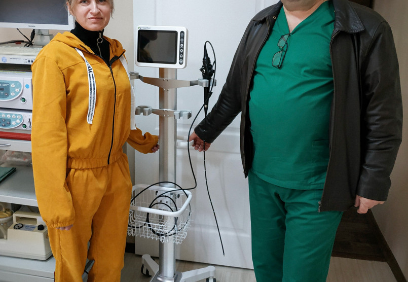 Вітаємо лікарню Дубровиці з придбанням відеобронхоскопа зі стійкою